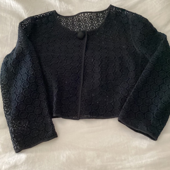 Moschino new with tags tank dress size 42/10 black with bolero jacket - Picture 11 of 16